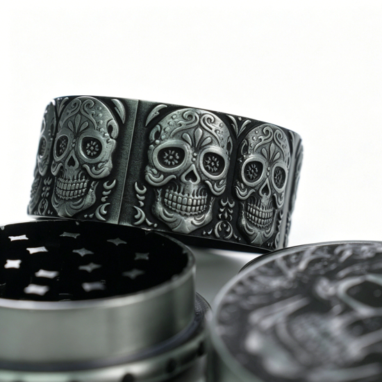 Vintage Skull Metal Grinder