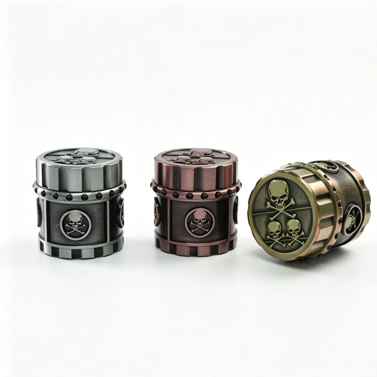 Skull Engraved Metal Grinder